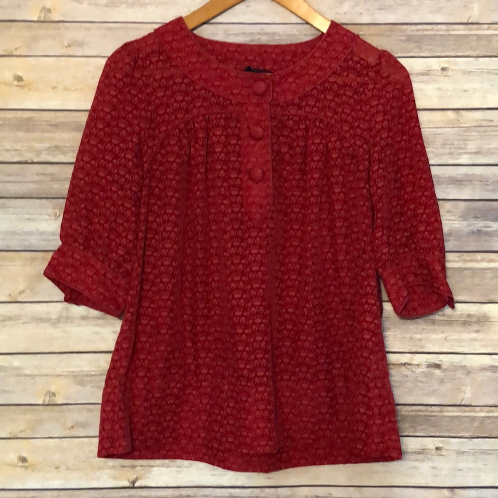 French Connection Sheer Top